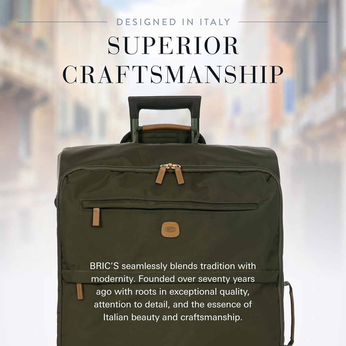 X-Travel 21” Carry-On Spinner – Airline Approved Luxury Softside Luggage with 360° Wheels, Recycled Water-Resistant Fabric, Interior Pockets, and Leather Details – Navy