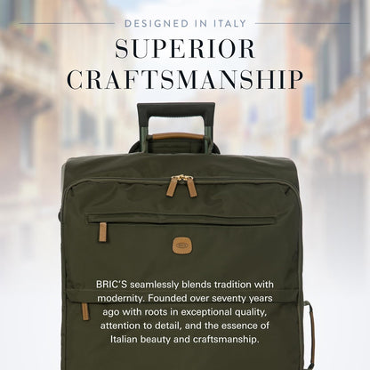 X-Travel 21” Carry-On Spinner – Airline Approved Luxury Softside Luggage with 360° Wheels, Recycled Water-Resistant Fabric, Interior Pockets, and Leather Details – Navy