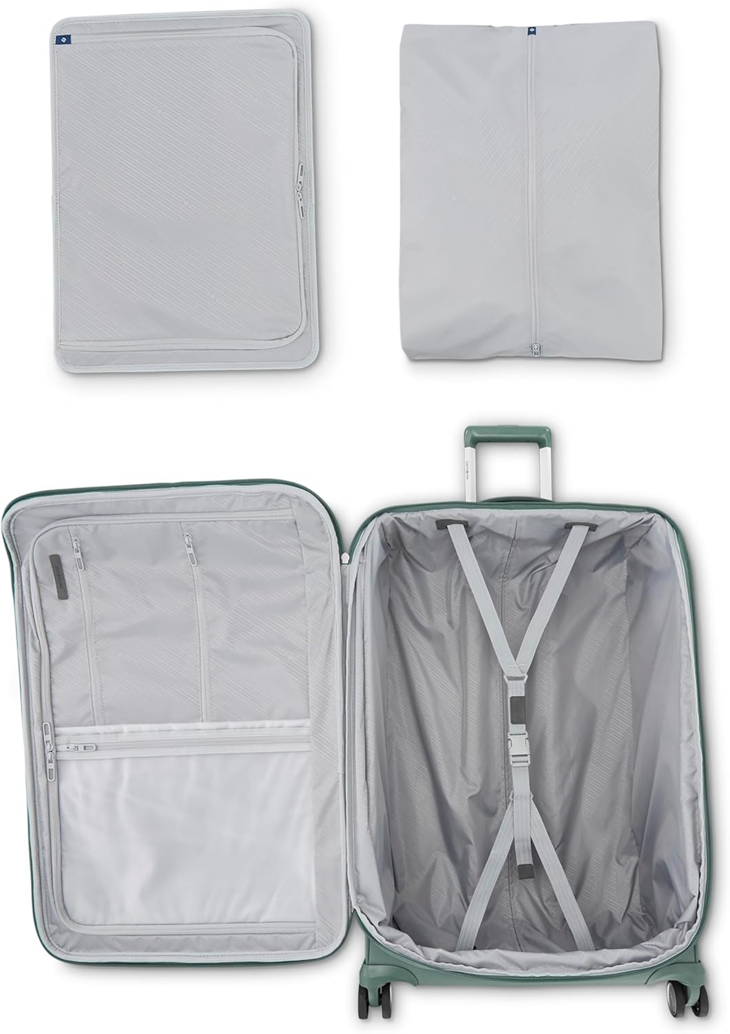Elevation Plus 22-Inch Carry-On - Expandable Softside Spinner Luggage - Slate