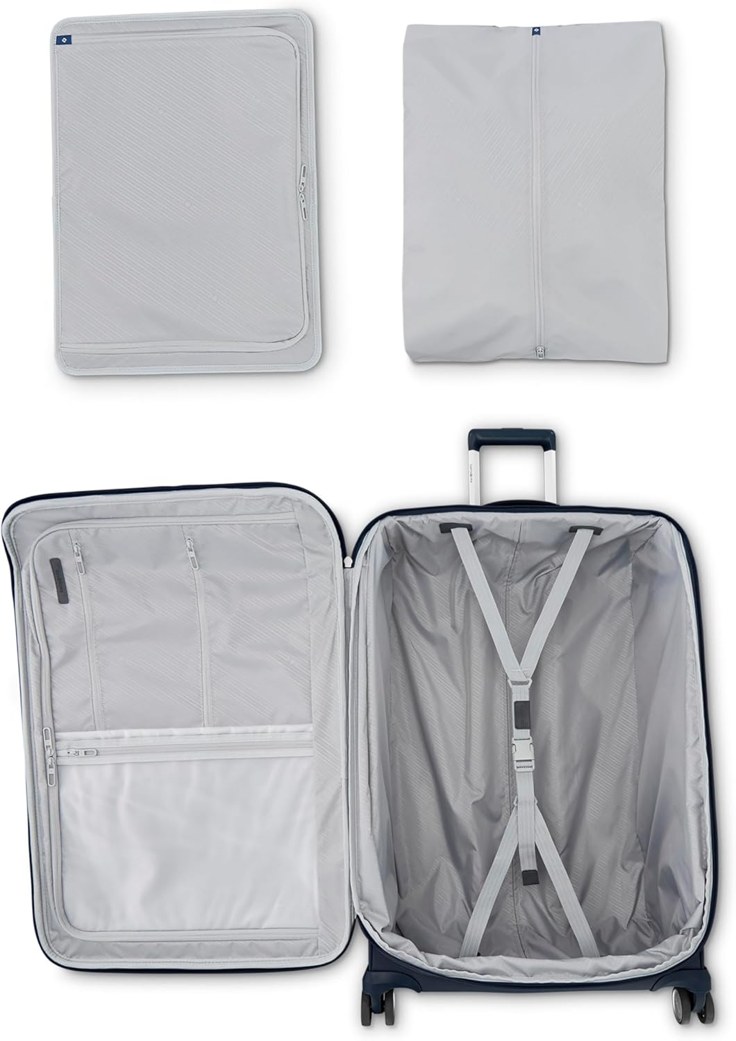 Elevation Plus 22-Inch Carry-On - Expandable Softside Spinner Luggage - Slate