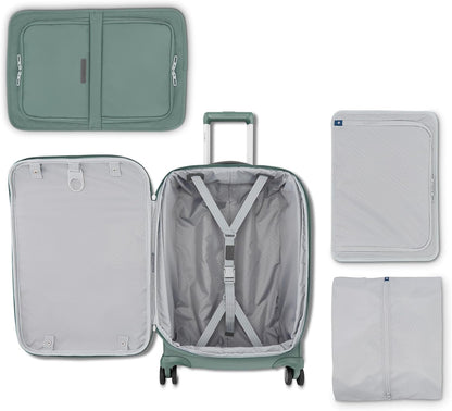 Elevation Plus 22-Inch Carry-On - Expandable Softside Spinner Luggage - Slate
