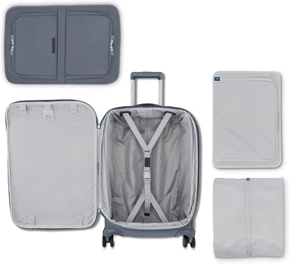 Elevation Plus 22-Inch Carry-On - Expandable Softside Spinner Luggage - Slate