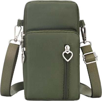 Small Crossbody Bag for Women - Mini Phone Purses with Crossbody Strap and Wallet - Nylon Arm Bag - Colors A