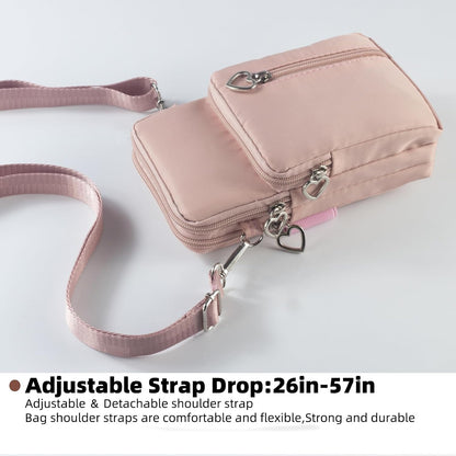 Small Crossbody Bag for Women - Mini Phone Purses with Crossbody Strap and Wallet - Nylon Arm Bag - Colors A