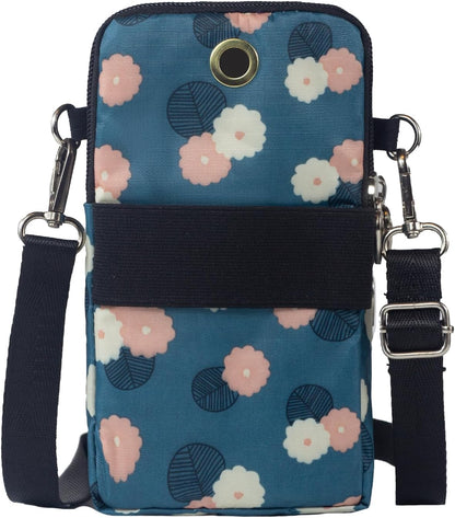 Small Crossbody Bag for Women - Mini Phone Purses with Crossbody Strap and Wallet - Nylon Arm Bag - Colors A