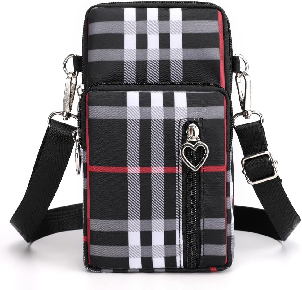 Small Crossbody Bag for Women - Mini Phone Purses with Crossbody Strap and Wallet - Nylon Arm Bag - Colors A