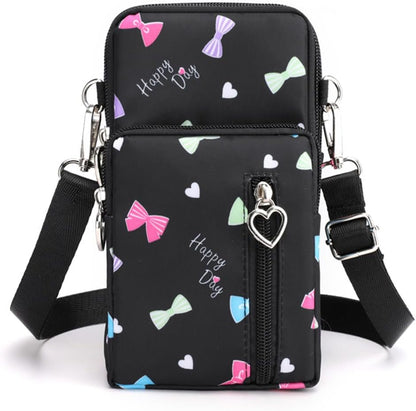 Small Crossbody Bag for Women - Mini Phone Purses with Crossbody Strap and Wallet - Nylon Arm Bag - Colors A
