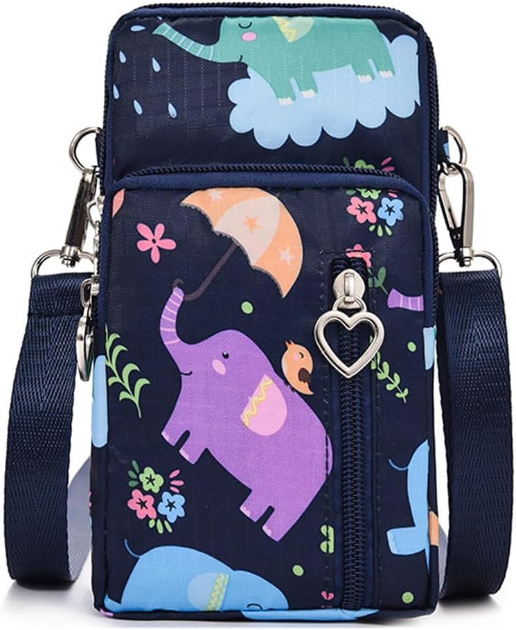Small Crossbody Bag for Women - Mini Phone Purses with Crossbody Strap and Wallet - Nylon Arm Bag - Colors A