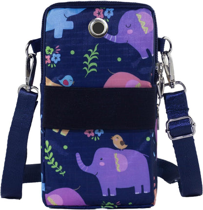 Small Crossbody Bag for Women - Mini Phone Purses with Crossbody Strap and Wallet - Nylon Arm Bag - Colors A