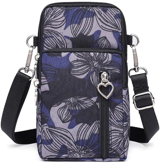 Small Crossbody Bag for Women - Mini Phone Purses with Crossbody Strap and Wallet - Nylon Arm Bag - Colors A
