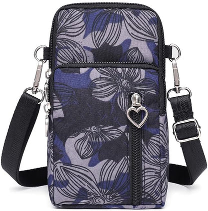 Small Crossbody Bag for Women - Mini Phone Purses with Crossbody Strap and Wallet - Nylon Arm Bag - Colors A