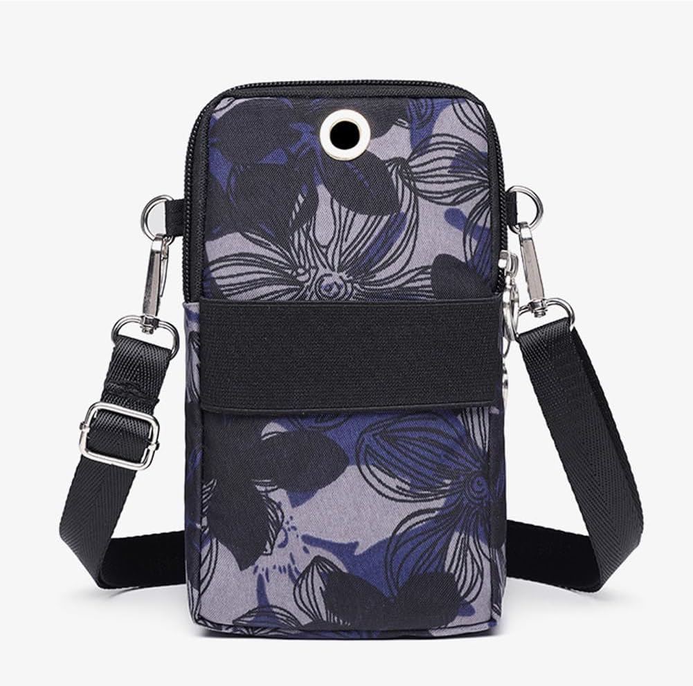 Small Crossbody Bag for Women - Mini Phone Purses with Crossbody Strap and Wallet - Nylon Arm Bag - Colors A