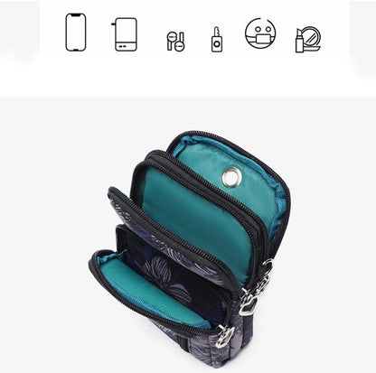 Small Crossbody Bag for Women - Mini Phone Purses with Crossbody Strap and Wallet - Nylon Arm Bag - Colors A