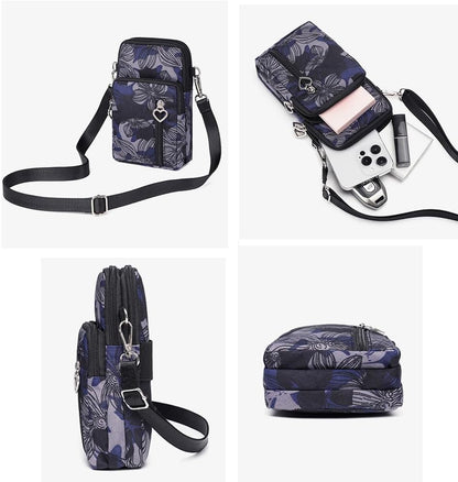 Small Crossbody Bag for Women - Mini Phone Purses with Crossbody Strap and Wallet - Nylon Arm Bag - Colors A
