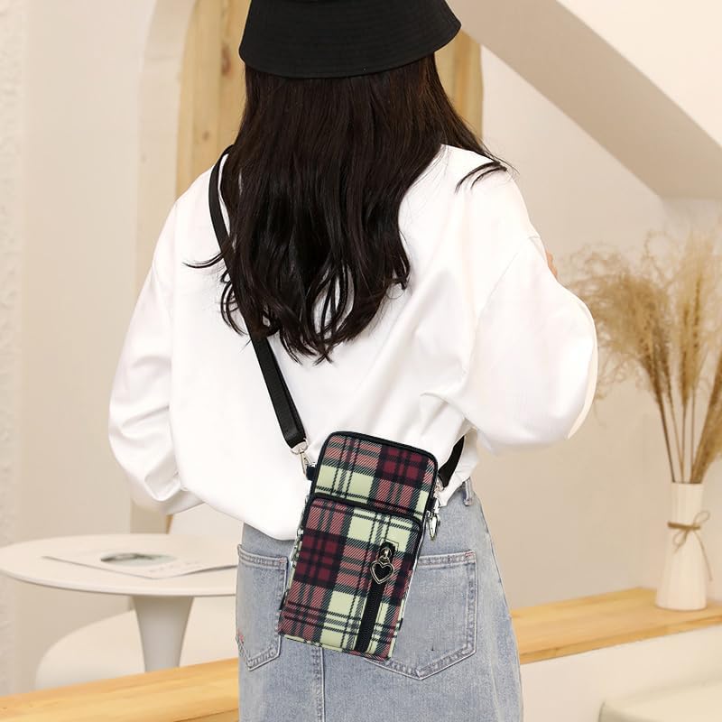 Small Crossbody Bag for Women - Mini Phone Purses with Crossbody Strap and Wallet - Nylon Arm Bag - Colors A