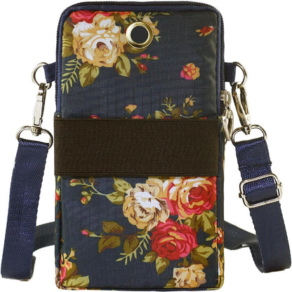 Small Crossbody Bag for Women - Mini Phone Purses with Crossbody Strap and Wallet - Nylon Arm Bag - Colors A