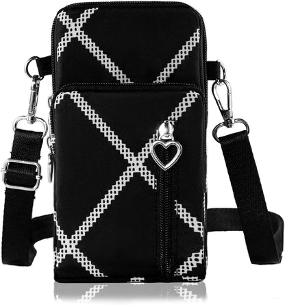 Small Crossbody Bag for Women - Mini Phone Purses with Crossbody Strap and Wallet - Nylon Arm Bag - Colors A