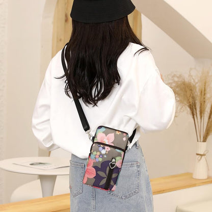 Small Crossbody Bag for Women - Mini Phone Purses with Crossbody Strap and Wallet - Nylon Arm Bag - Colors A