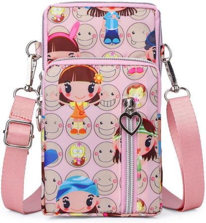 Small Crossbody Bag for Women - Mini Phone Purses with Crossbody Strap and Wallet - Nylon Arm Bag - Colors A