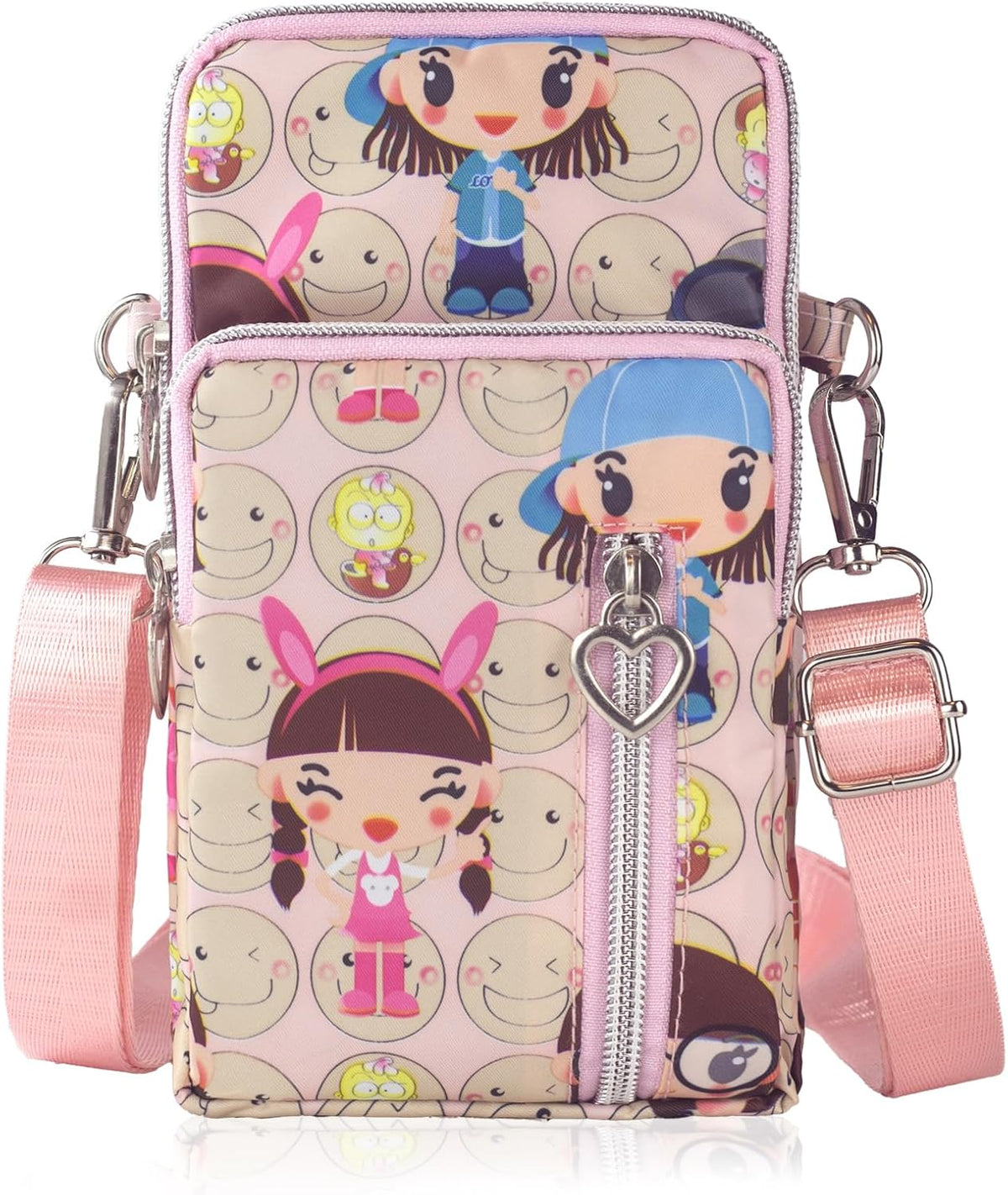 Small Crossbody Bag for Women - Mini Phone Purses with Crossbody Strap and Wallet - Nylon Arm Bag - Colors A