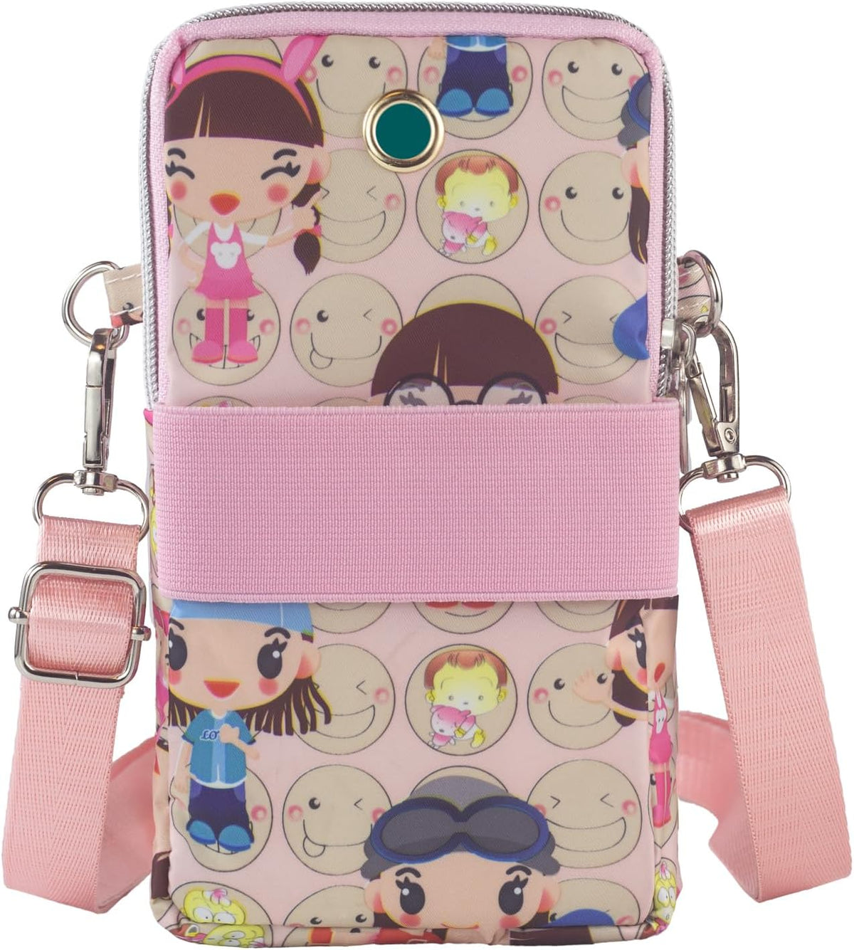 Small Crossbody Bag for Women - Mini Phone Purses with Crossbody Strap and Wallet - Nylon Arm Bag - Colors A