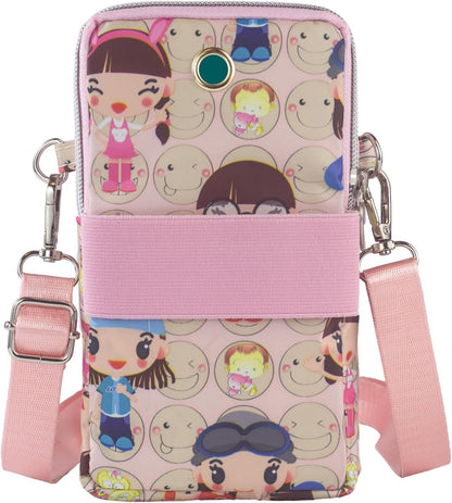Small Crossbody Bag for Women - Mini Phone Purses with Crossbody Strap and Wallet - Nylon Arm Bag - Colors A