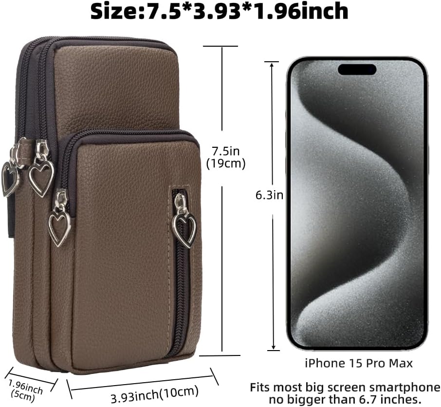 Small Crossbody Bag for Women - Mini Phone Purses with Crossbody Strap and Wallet - Nylon Arm Bag - Colors A