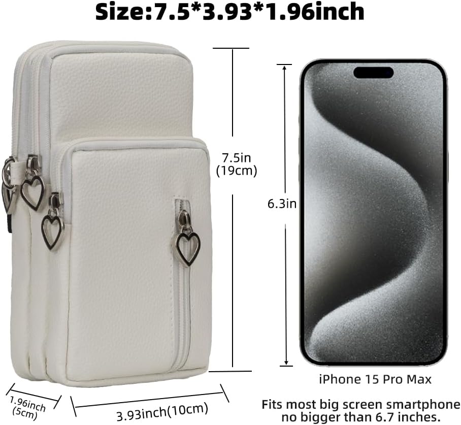 Small Crossbody Bag for Women - Mini Phone Purses with Crossbody Strap and Wallet - Nylon Arm Bag - Colors A