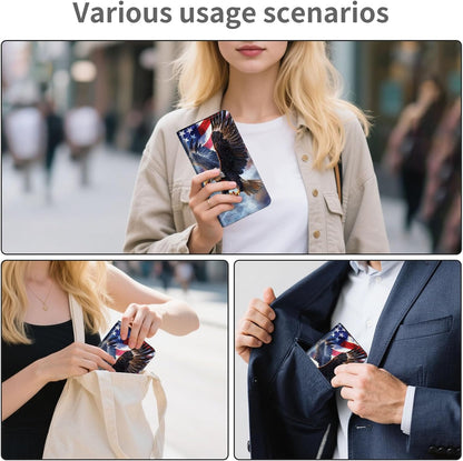 RFID Passport Holder with Multi Card Pockets,Family Travel Wallet & Document Organizer,Leather Waterproof Passport Case for Men & Women,Werewolf Moonlight