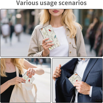 RFID Passport Holder with Multi Card Pockets,Family Travel Wallet & Document Organizer,Leather Waterproof Passport Case for Men & Women,Werewolf Moonlight