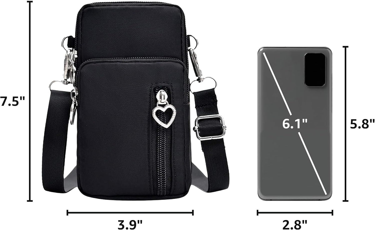 Lightweight Small Crossbody bags Cell Phone Purses Travel Pouch Shoulder Bag for Women - Colors B