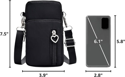 Lightweight Small Crossbody bags Cell Phone Purses Travel Pouch Shoulder Bag for Women - Colors B