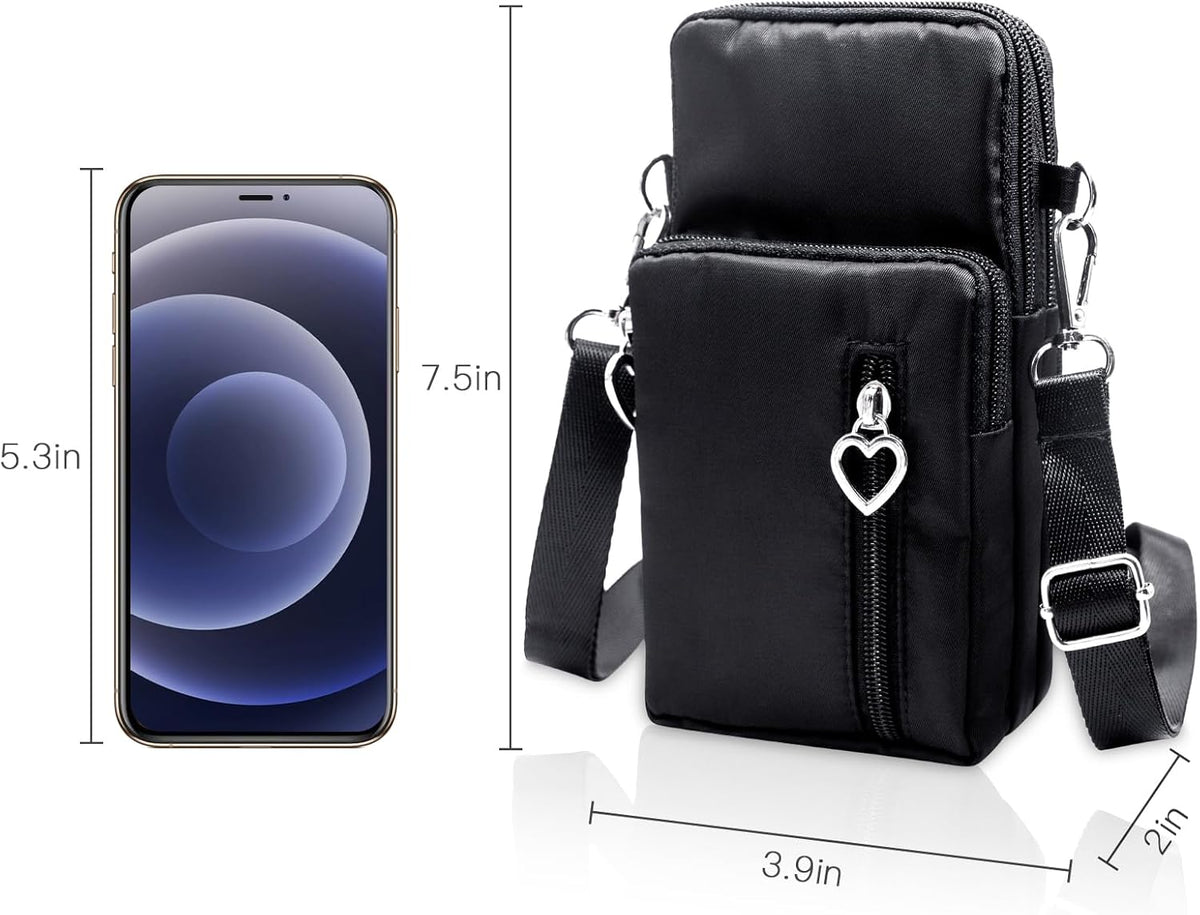 Lightweight Small Crossbody bags Cell Phone Purses Travel Pouch Shoulder Bag for Women - Colors B