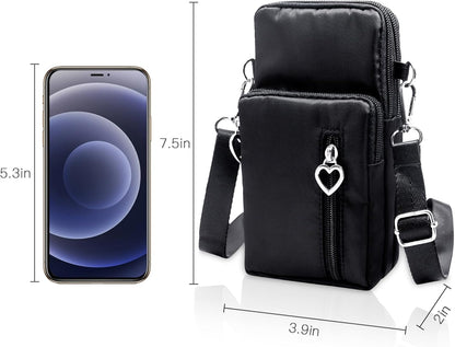Lightweight Small Crossbody bags Cell Phone Purses Travel Pouch Shoulder Bag for Women - Colors B