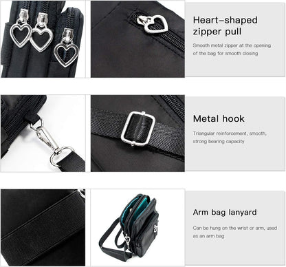 Lightweight Small Crossbody bags Cell Phone Purses Travel Pouch Shoulder Bag for Women - Colors B