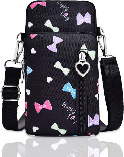 Lightweight Small Crossbody bags Cell Phone Purses Travel Pouch Shoulder Bag for Women - Colors B