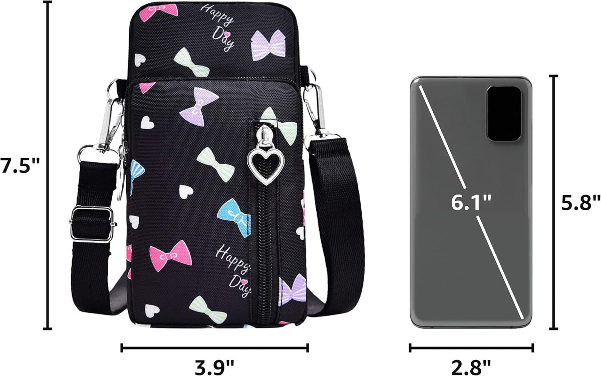 Lightweight Small Crossbody bags Cell Phone Purses Travel Pouch Shoulder Bag for Women - Colors B