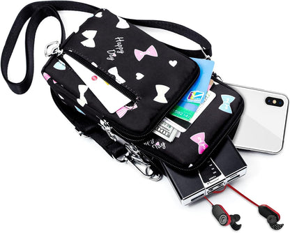 Lightweight Small Crossbody bags Cell Phone Purses Travel Pouch Shoulder Bag for Women - Colors B