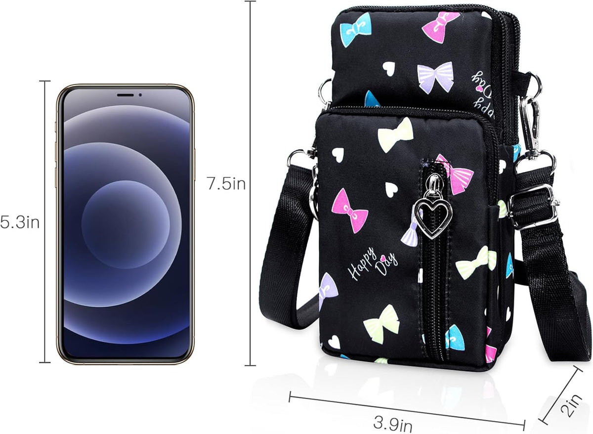 Lightweight Small Crossbody bags Cell Phone Purses Travel Pouch Shoulder Bag for Women - Colors B