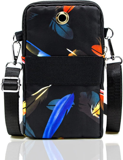 Lightweight Small Crossbody bags Cell Phone Purses Travel Pouch Shoulder Bag for Women - Colors B