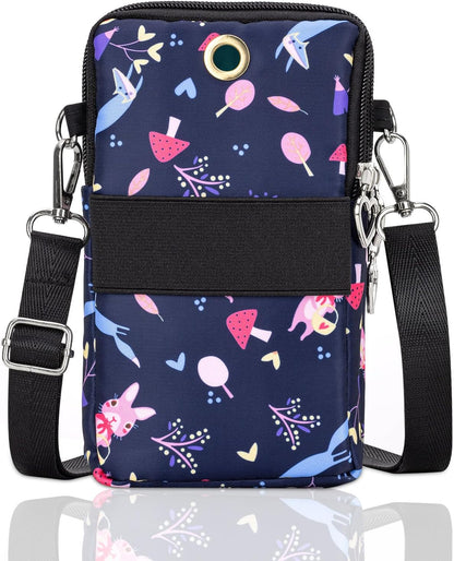 Lightweight Small Crossbody bags Cell Phone Purses Travel Pouch Shoulder Bag for Women - Colors B