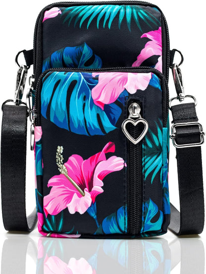 Lightweight Small Crossbody bags Cell Phone Purses Travel Pouch Shoulder Bag for Women - Colors B