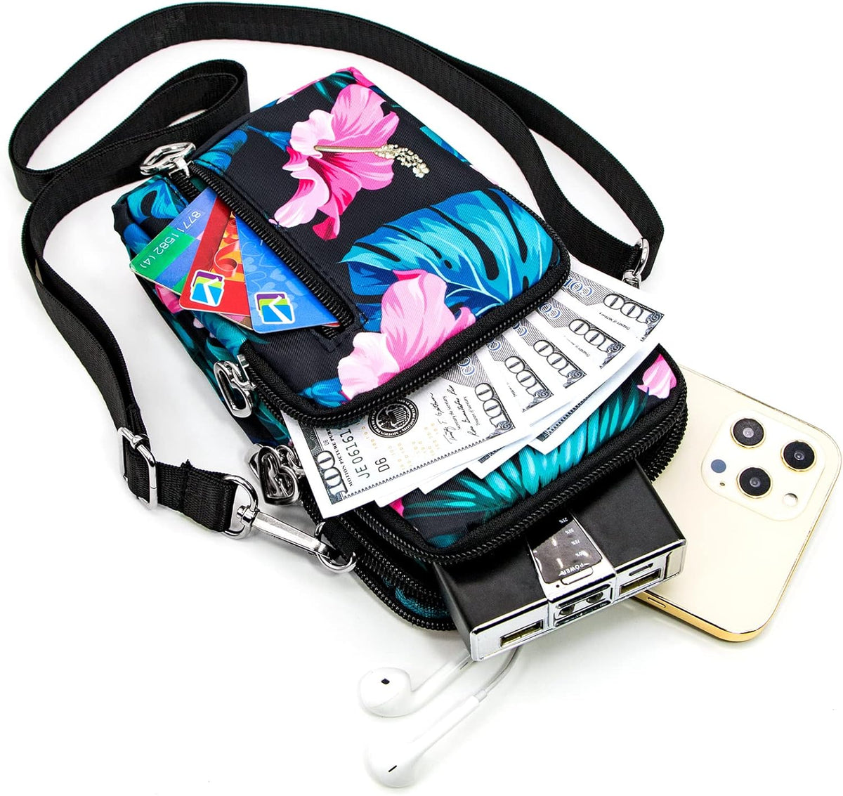 Lightweight Small Crossbody bags Cell Phone Purses Travel Pouch Shoulder Bag for Women - Colors B