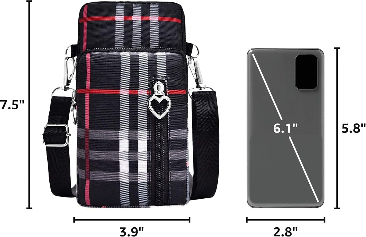 Lightweight Small Crossbody bags Cell Phone Purses Travel Pouch Shoulder Bag for Women - Colors B