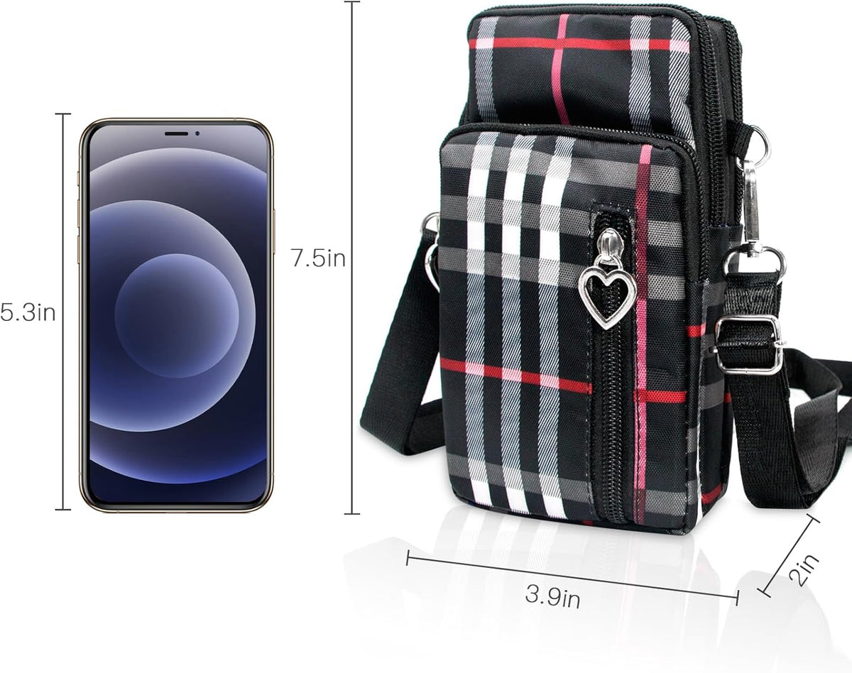 Lightweight Small Crossbody bags Cell Phone Purses Travel Pouch Shoulder Bag for Women - Colors B