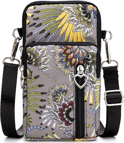 Lightweight Small Crossbody bags Cell Phone Purses Travel Pouch Shoulder Bag for Women - Colors B