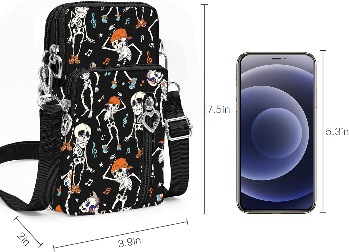 Lightweight Small Crossbody bags Cell Phone Purses Travel Pouch Shoulder Bag for Women - Colors B