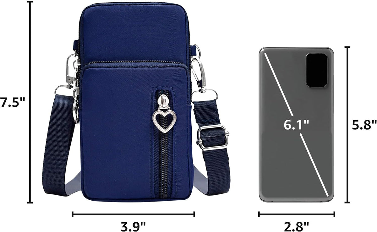 Lightweight Small Crossbody bags Cell Phone Purses Travel Pouch Shoulder Bag for Women - Colors B