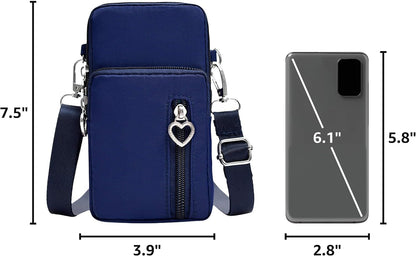 Lightweight Small Crossbody bags Cell Phone Purses Travel Pouch Shoulder Bag for Women - Colors B