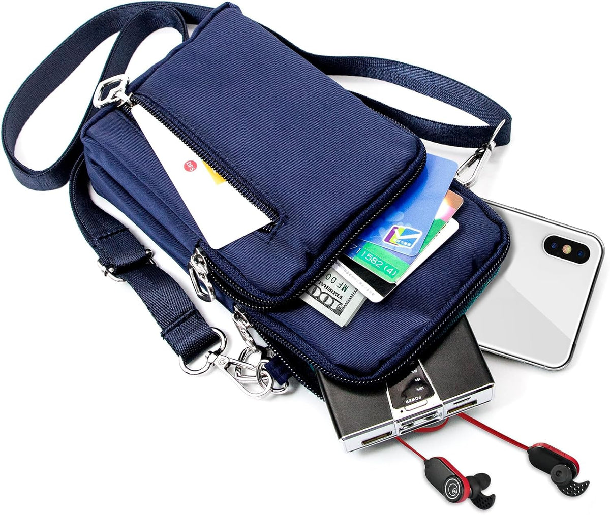 Lightweight Small Crossbody bags Cell Phone Purses Travel Pouch Shoulder Bag for Women - Colors B